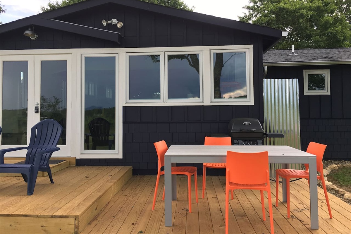 Grill your dinner and enjoy the outdoors.
