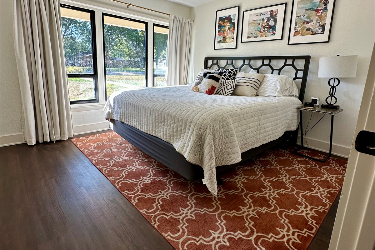 Bedroom 1 with King bed