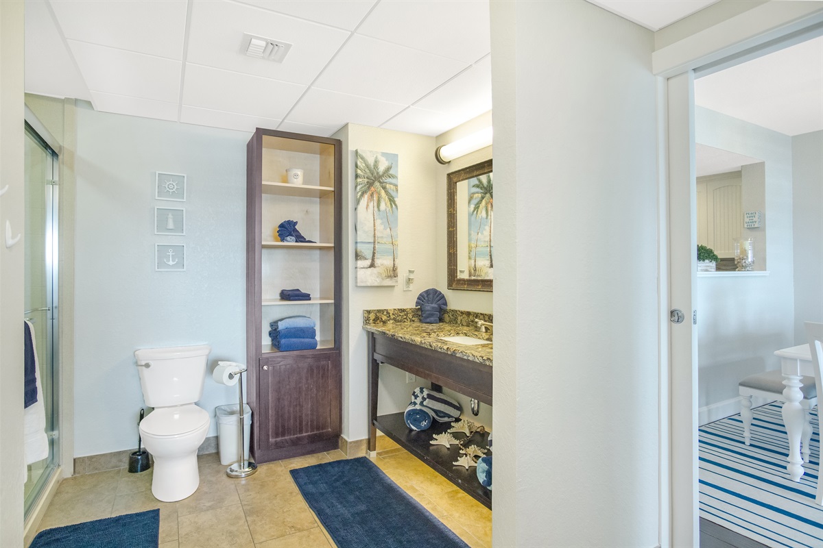 Back bathroom - walk in shower