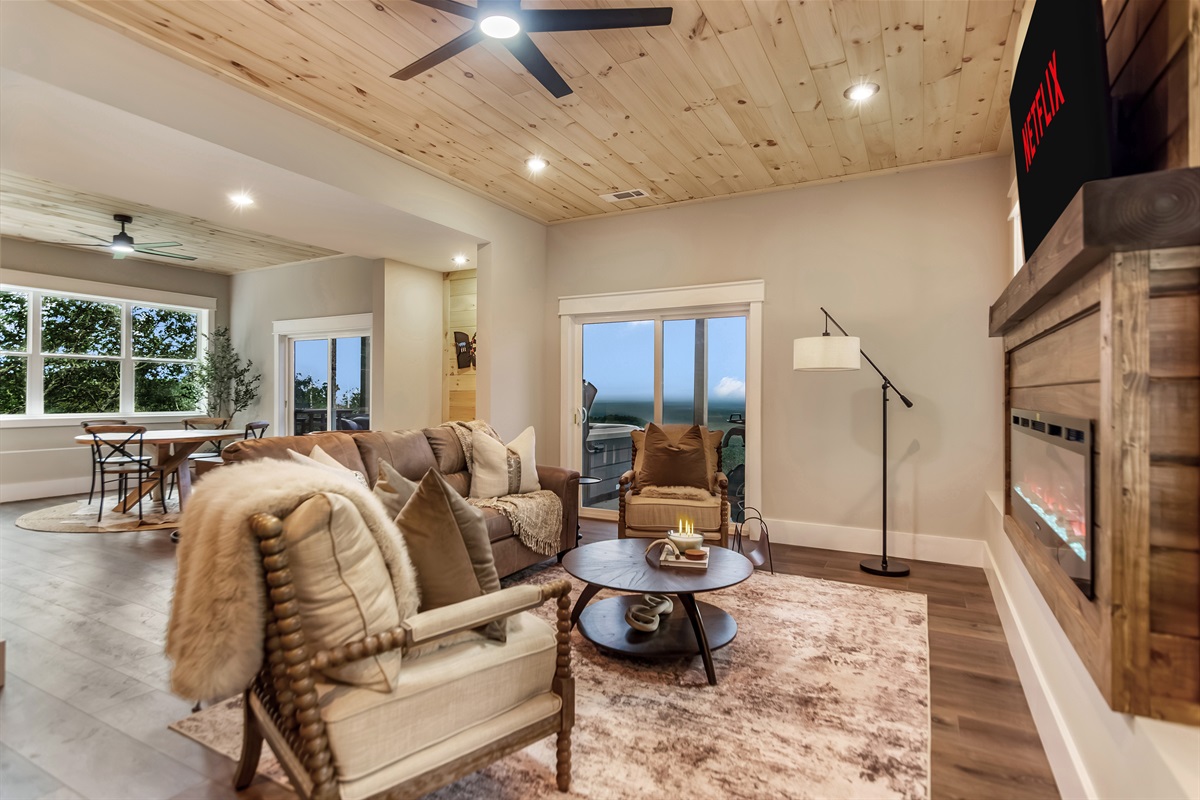 2nd living room in basement 
