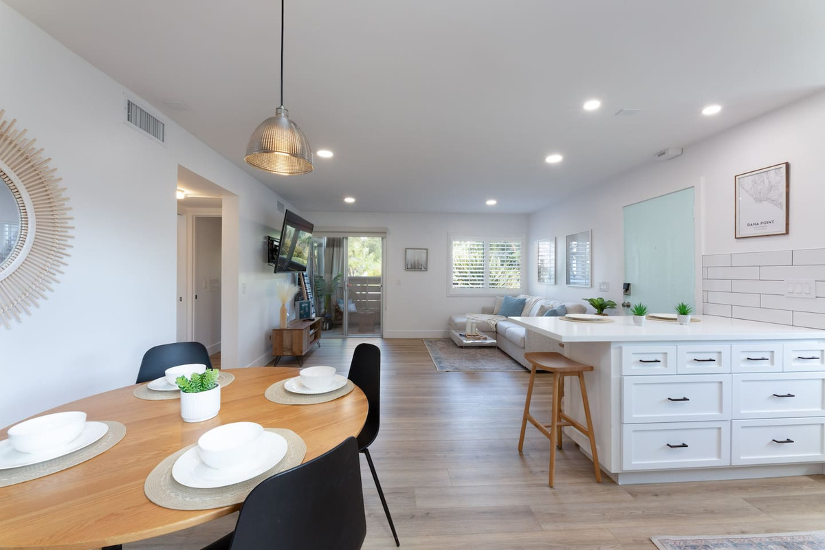 Point of view from dining room 