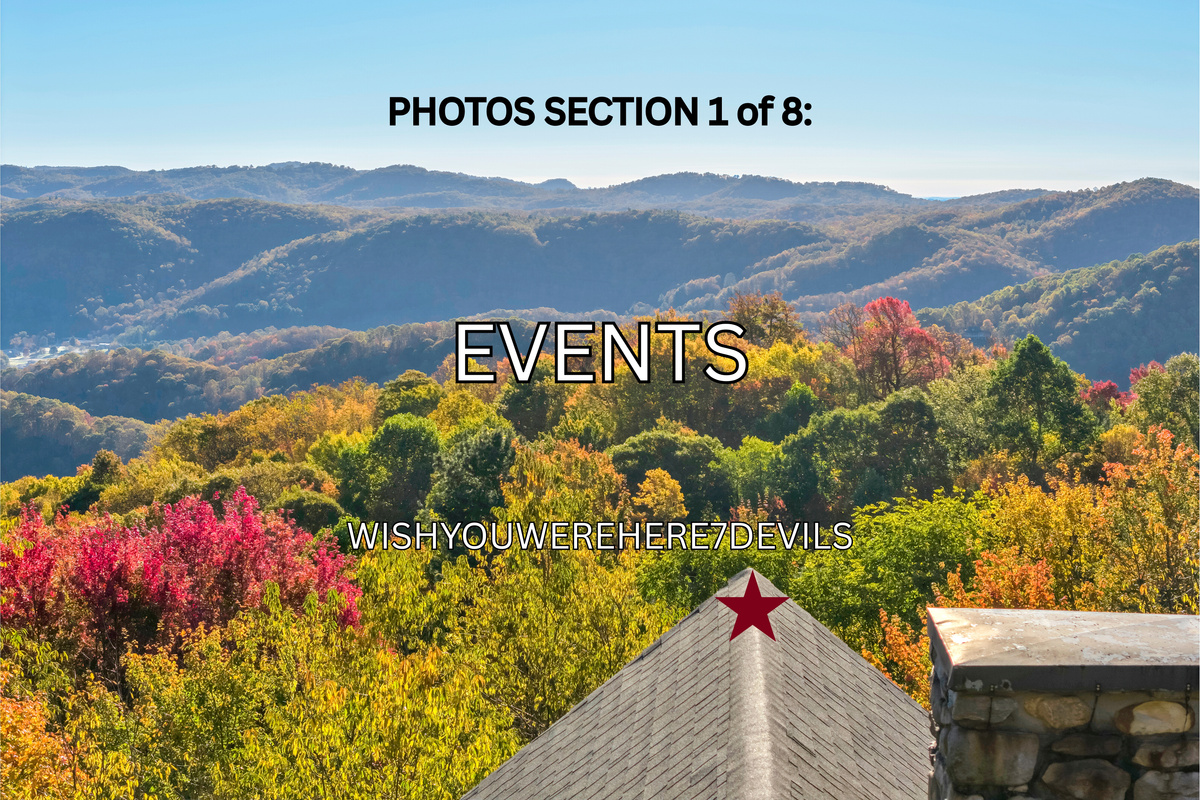 INDEX OF PHOTO LOCATIONS: SECTION 1: EVENTS / 2: HIGHLIGHTS / 3: HOME TOUR / 4: AMENITIES / 5: NEIGHBORHOOD / 6: ATTRACTIONS / 7: WILDLIFE / 8: SEASONAL
