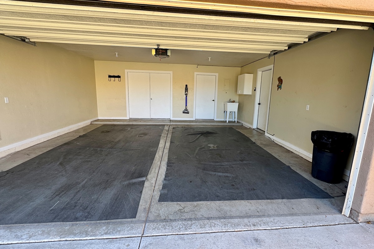 2-Car Garage Parking for your Toys or Vehicles