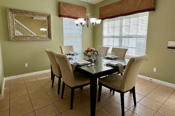 Comfortable Dining Room seating