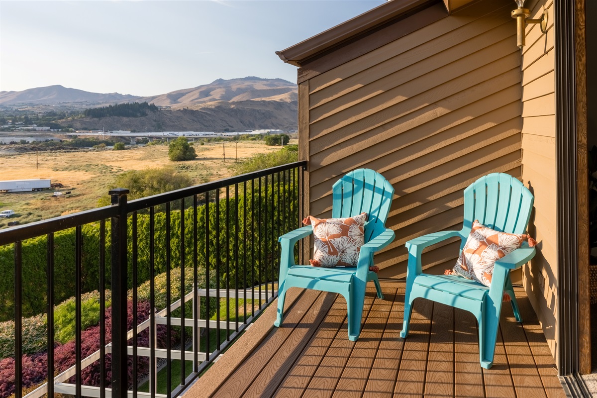 Private sunrise balcony — your perfect morning coffee spot.