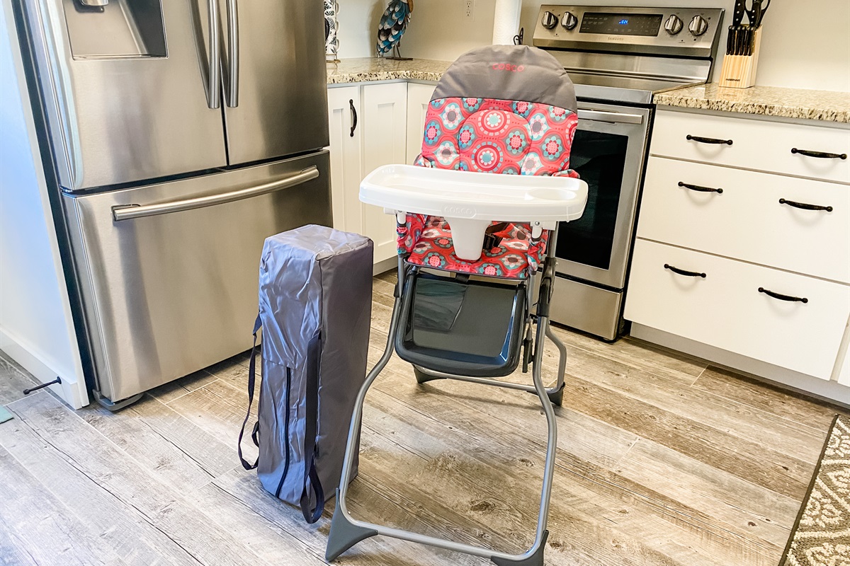 High Chair and Pack N Play Provided