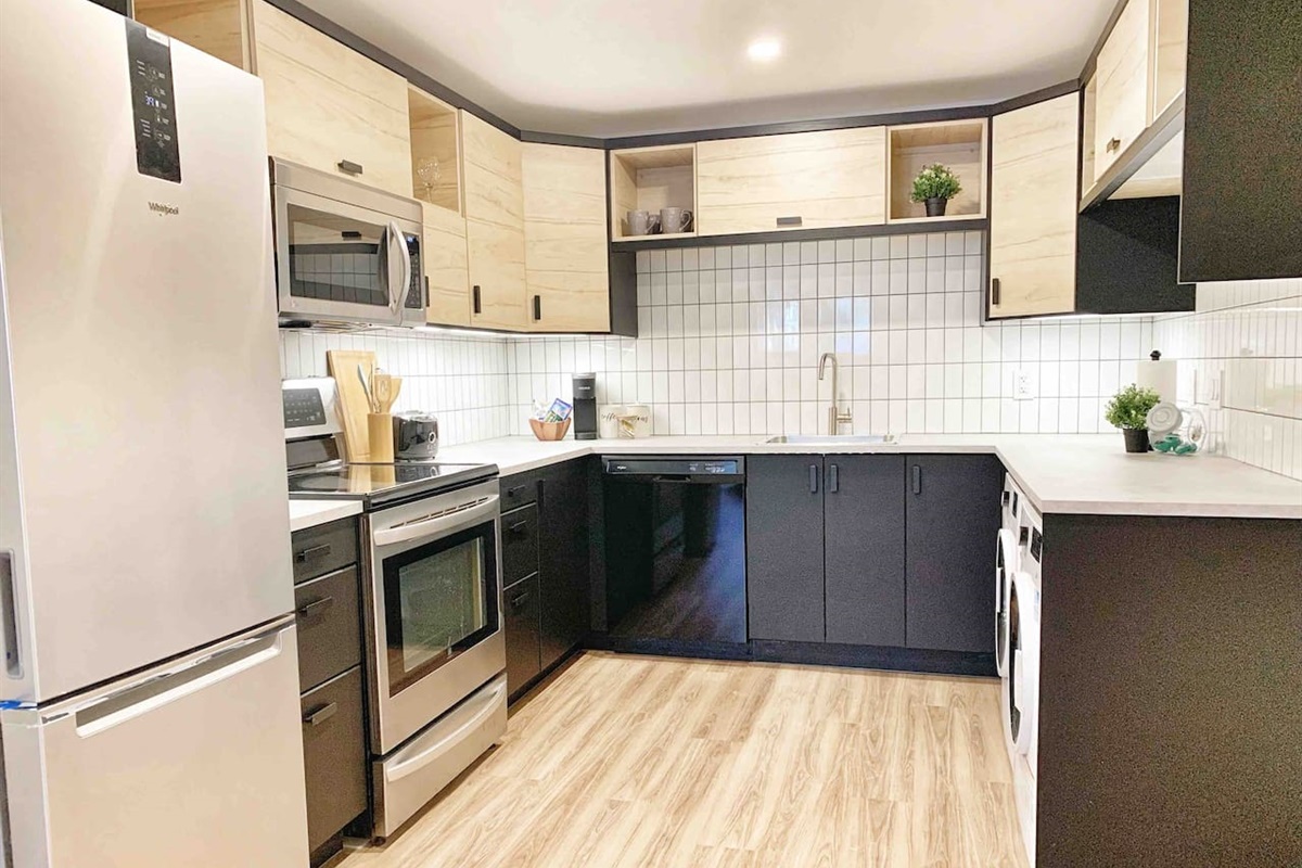 Kitchen layout designed for real meals, longer stays, and everyday cooking.