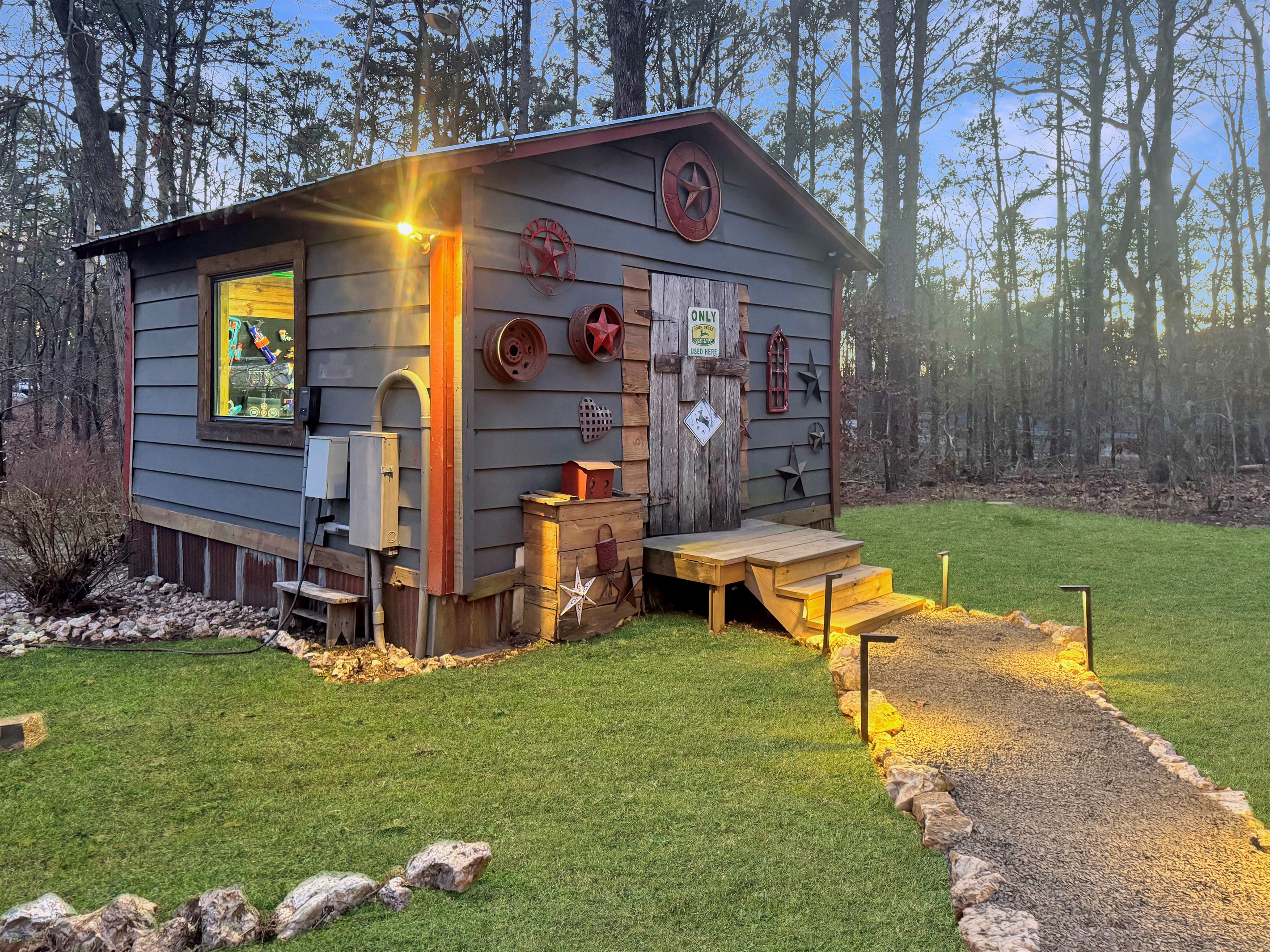 Follow the pathway lights to your personal fun zone.