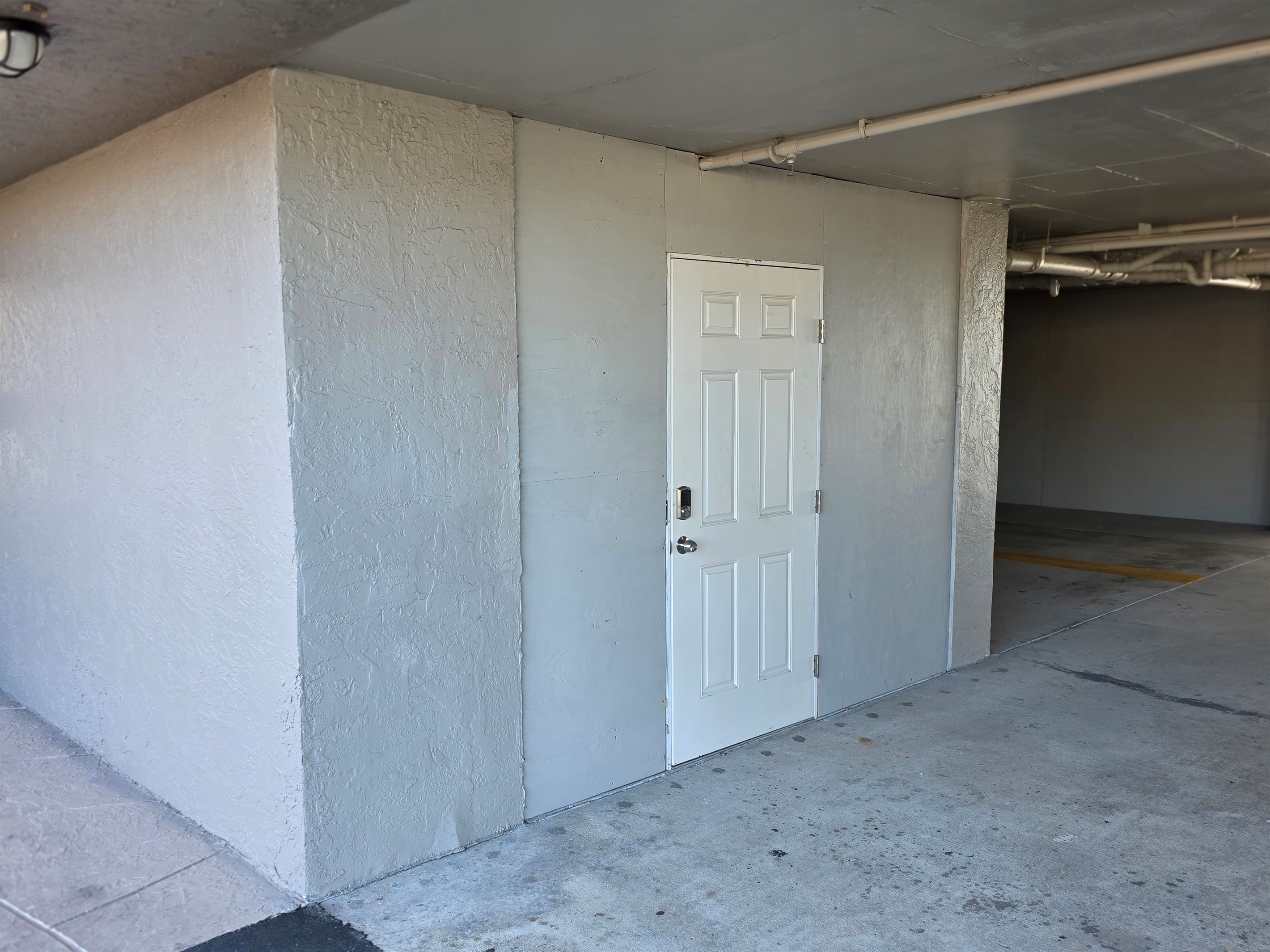 Storage area under building