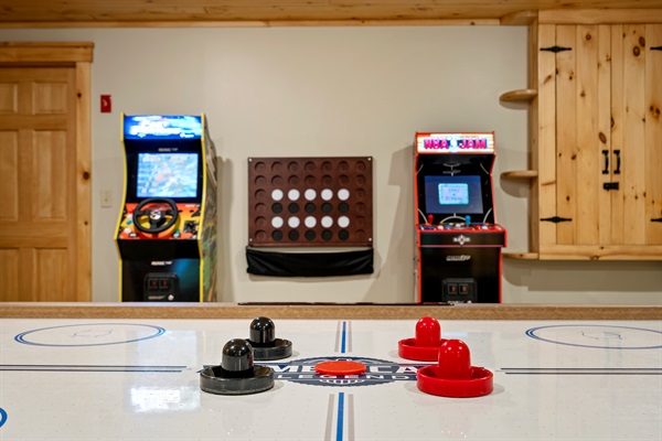 Arcade lovers, this one’s for you—our game room is stocked with classics the whole crew will love.
