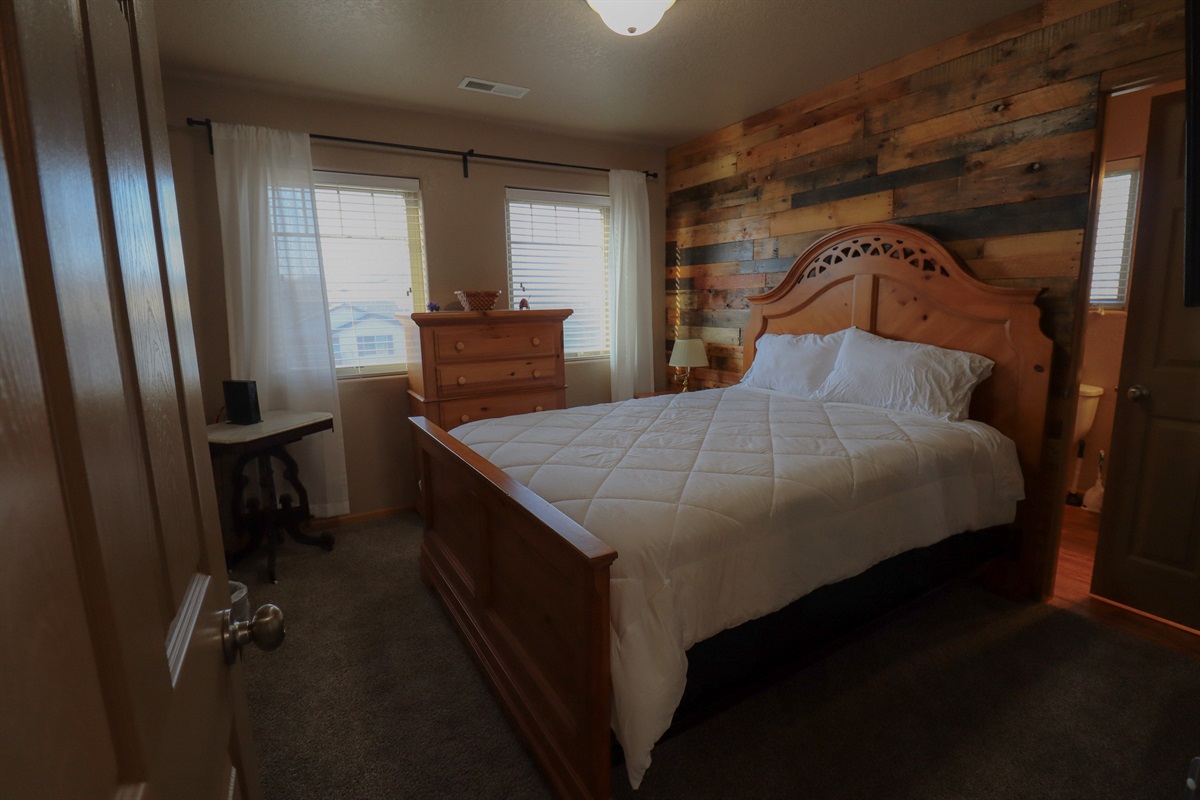 Bedroom two with queen bed