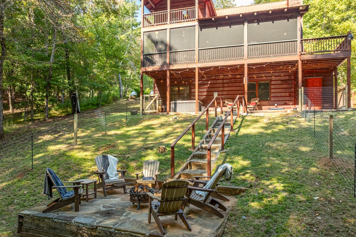 Take your fur babies with you down to the fire pit, imagine the small of marshmallows and enjoy a wonderful time surrounded by friends and family. After all, our dogs are family!