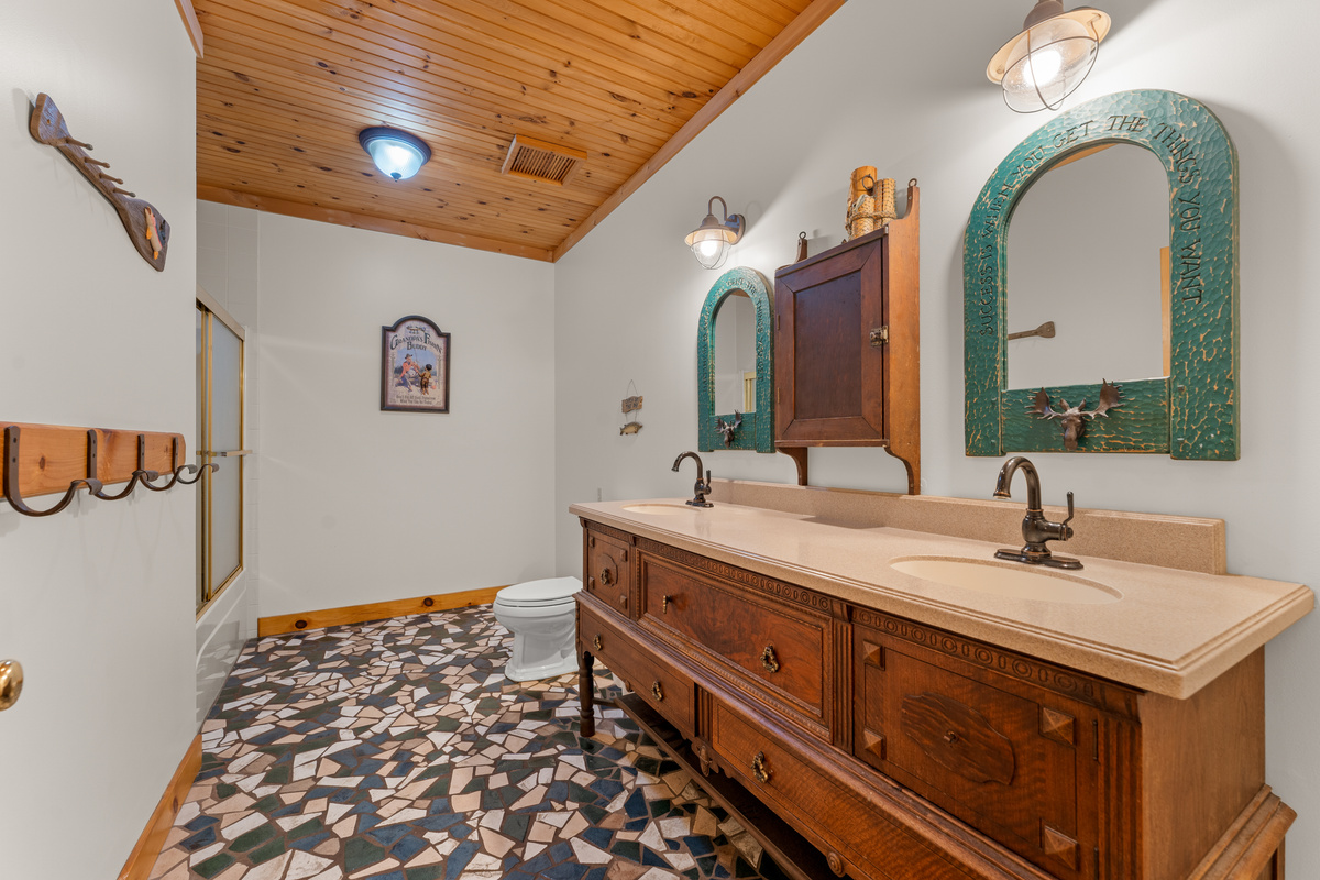Bathroom #2 located off main level hall.