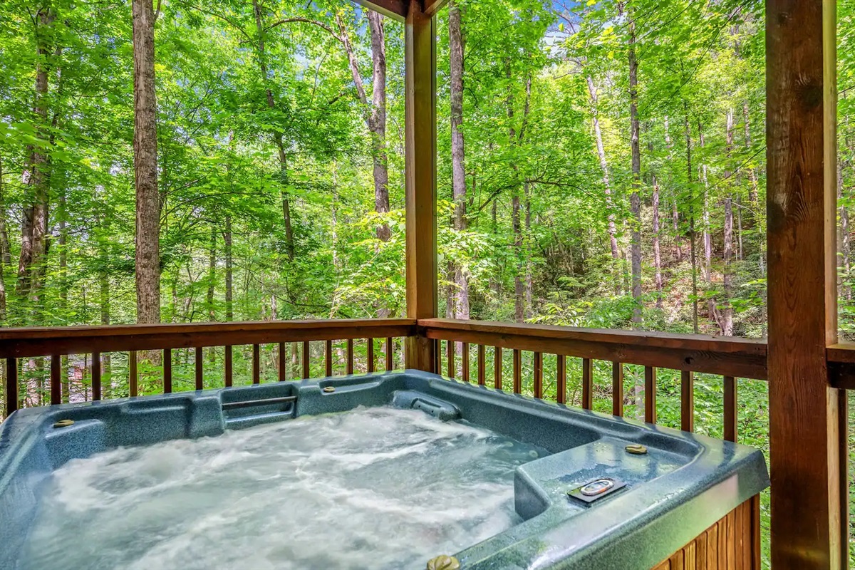 Covered Private deck