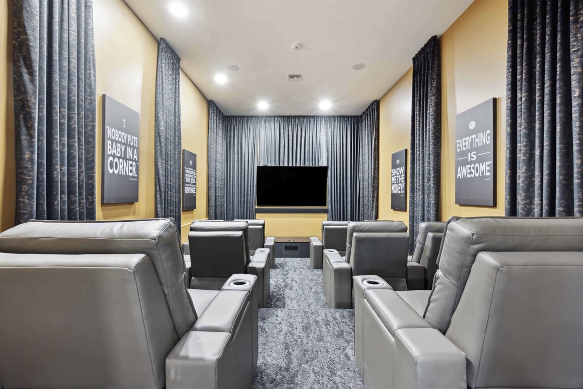 Movie theater First come first serve.