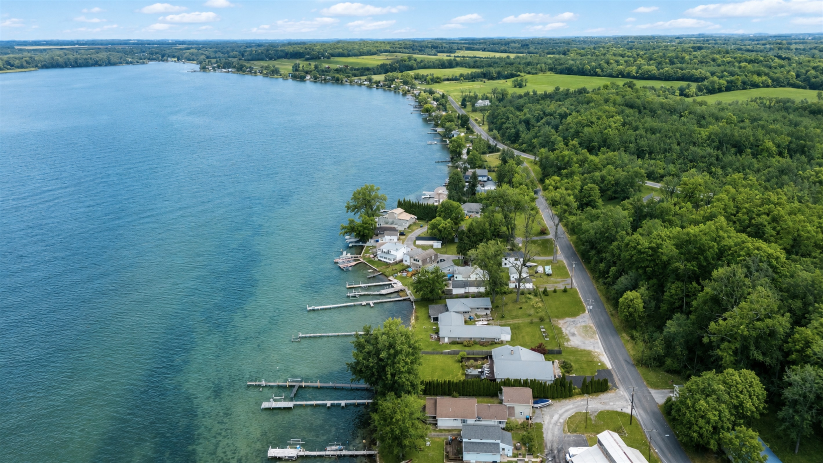 Arial view of the home and  surrounding area
