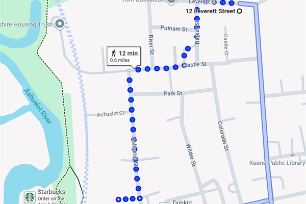 Walk to the Beautiful Jonathan-Daniels Trail / Ashuelot River