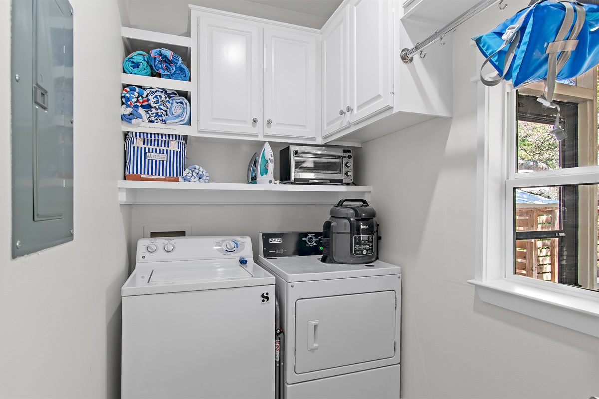 Convenient in-unit washer and dryer