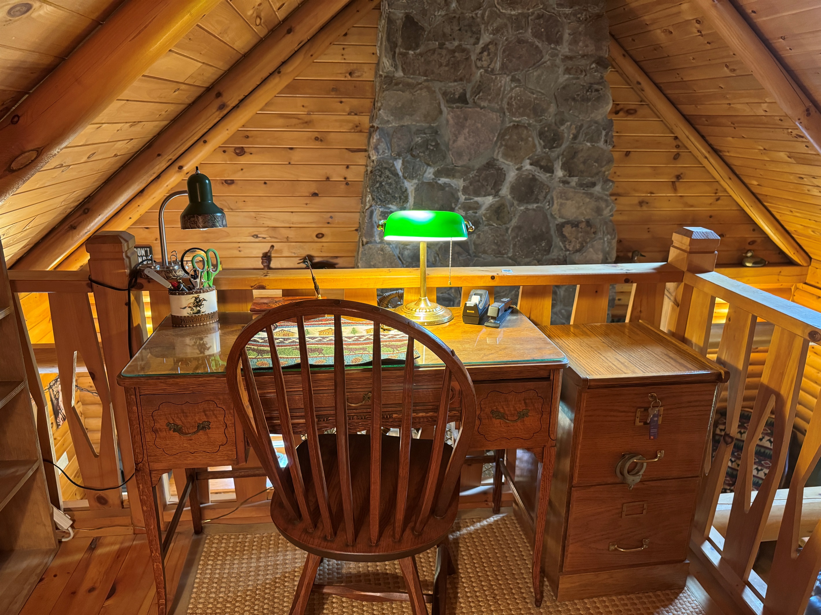 Desk space on 2nd floor landing