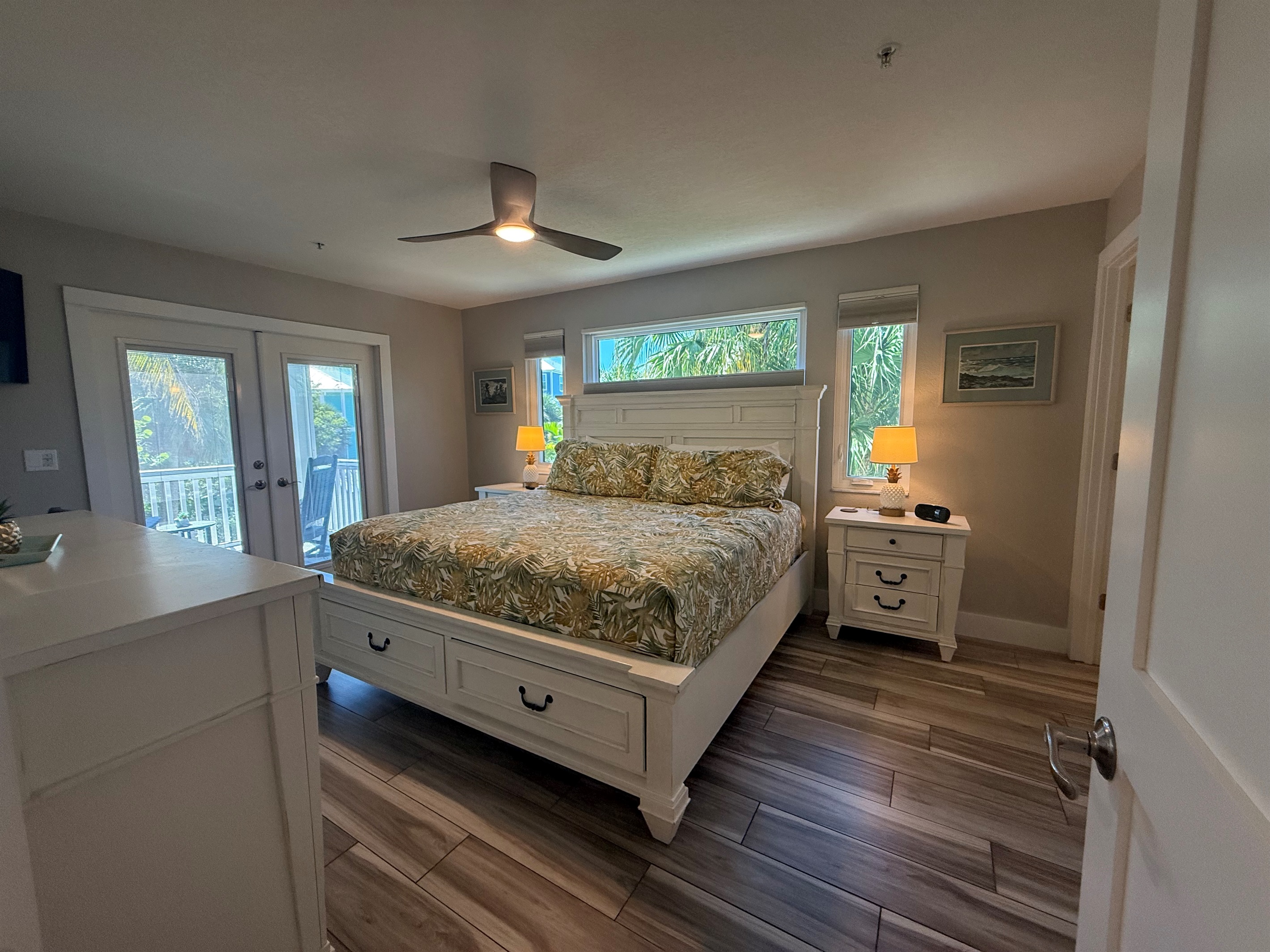 Master Bedroom with USB Lamps