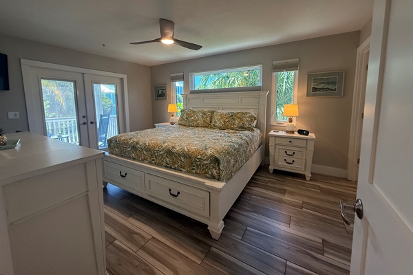 Master Bedroom with USB Lamps