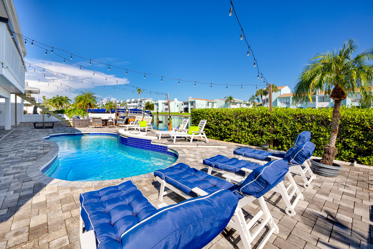 Relax By the Sparkling Pool