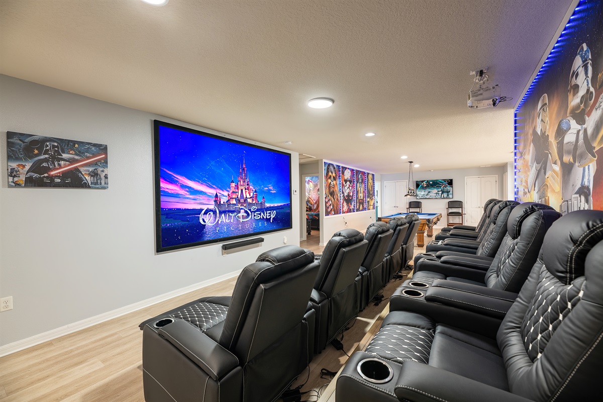Twin Palms Villa: Home Theater