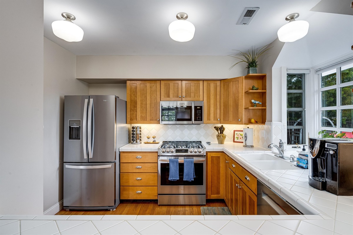 Kitchen from dining room