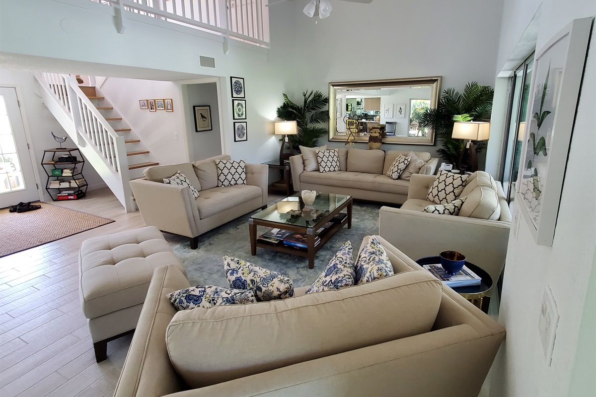 1st level - entry way and living room