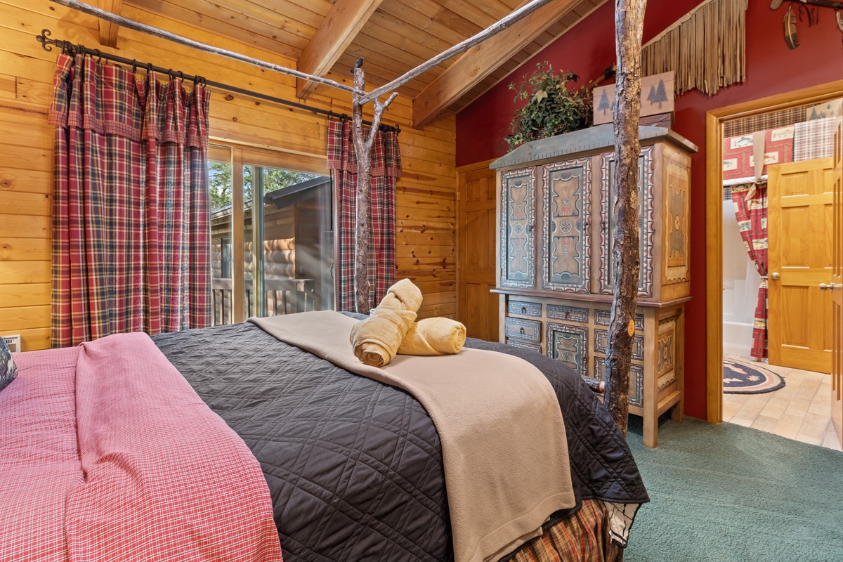 Bedroom includes Smart TV (in armoire)