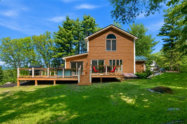 Side of house & deck