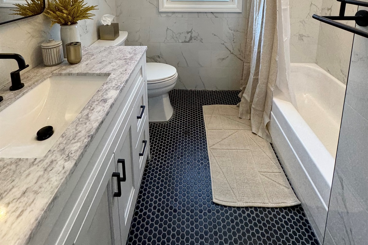 Full bathroom on the main floor