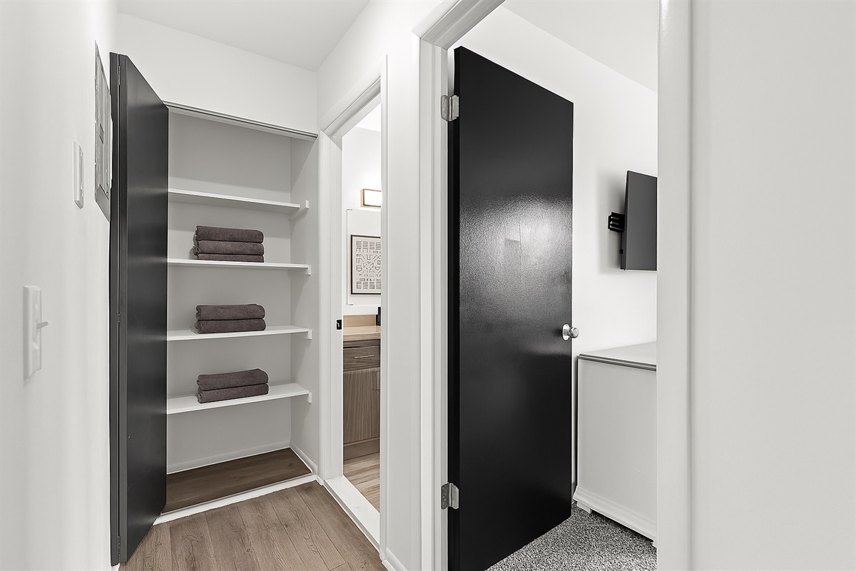 Plush, freshly laundered towels are provided for your comfort and convenience during your stay.