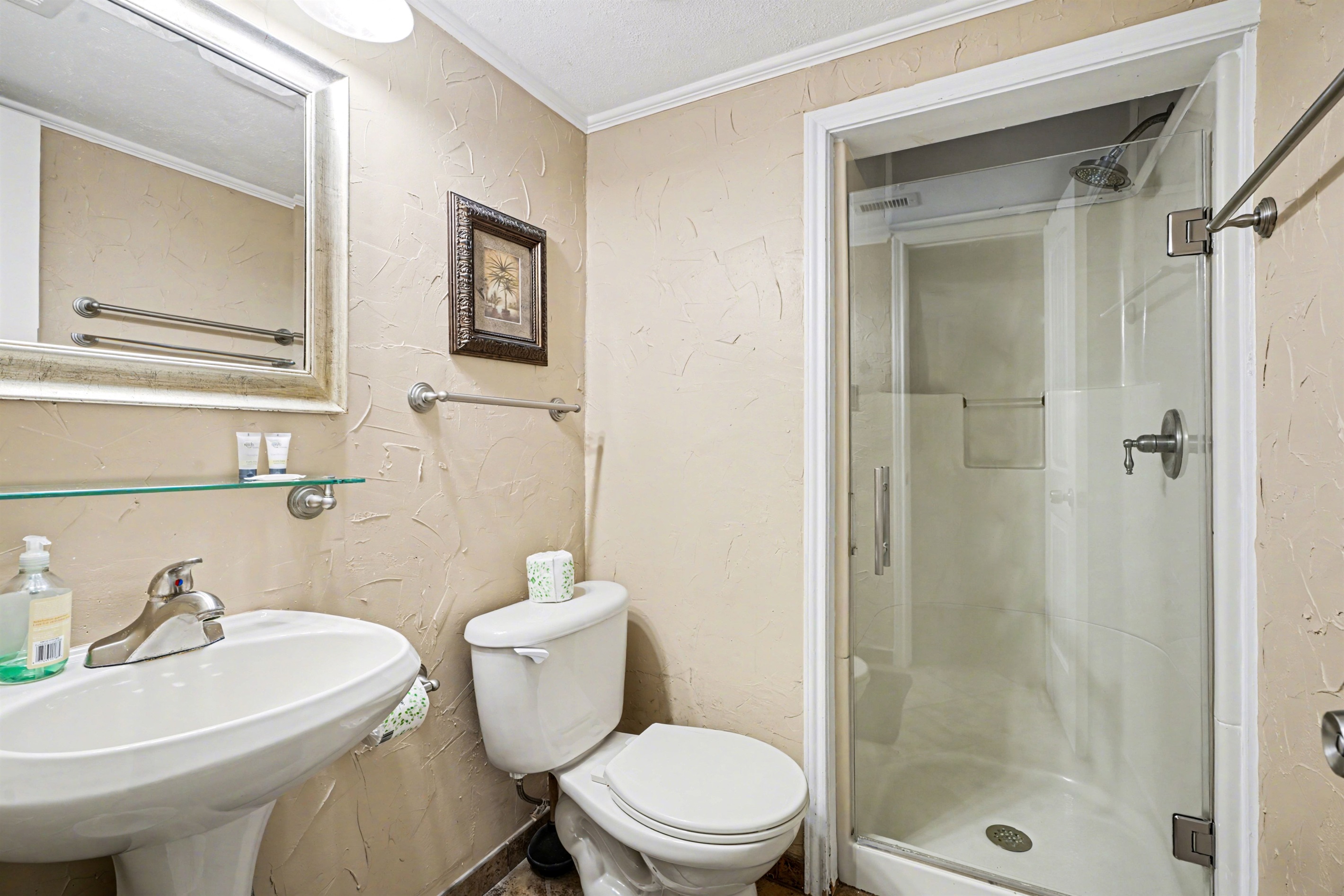 2nd bathroom with walk-in shower