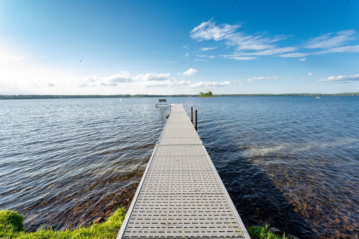 Dock your boat on our brand new Shoreline Pier.