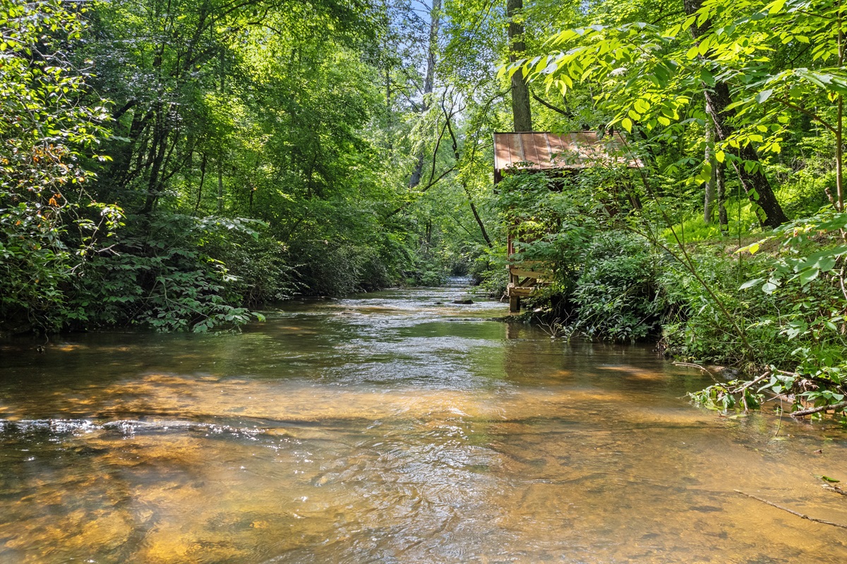 Babbling Creek ready for fishing 