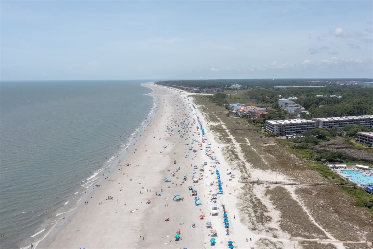 private beach access.