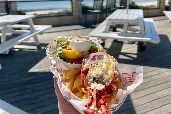 Amazing example of lunch at the Lobster Shack