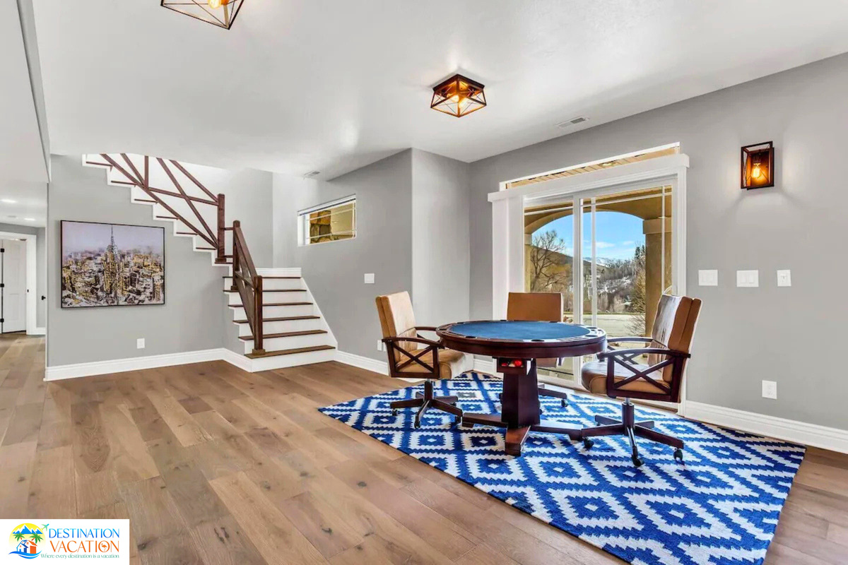 Open gathering space connects beautifully throughout the home.