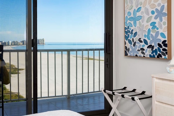 Tranquil view from the second bedroom.