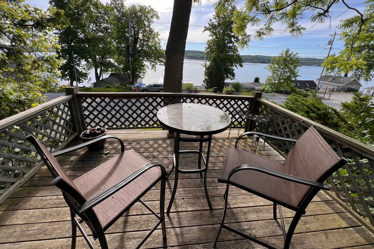 Watch the ring of fire from the deck!