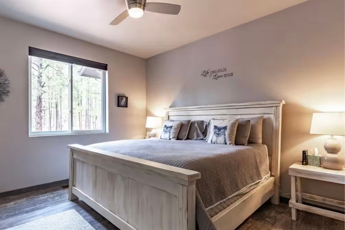 Comfortable king bedroom offering a peaceful place to unwind.