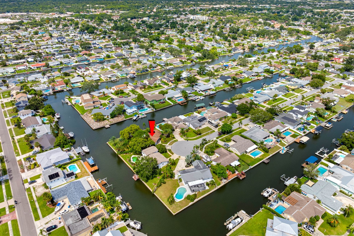 Aerial View of the Neighborhood