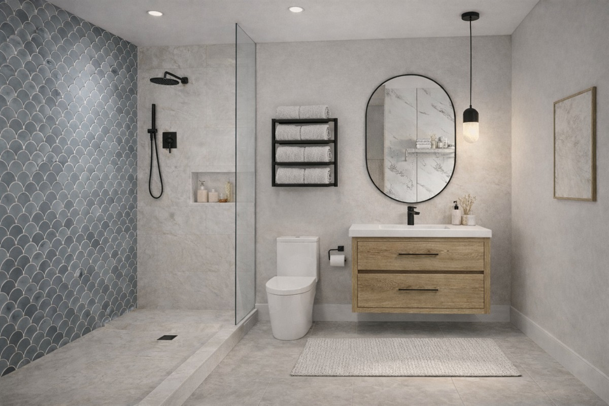 Newly renovated with high-end finishes, designed for slow mornings, long showers, and an easy start to the day.