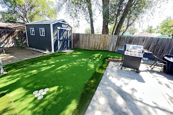 Spend the afternoon lounging in my backyard, enjoy the shade from the trees and the smell of freshly cut grass. What a perfect day!