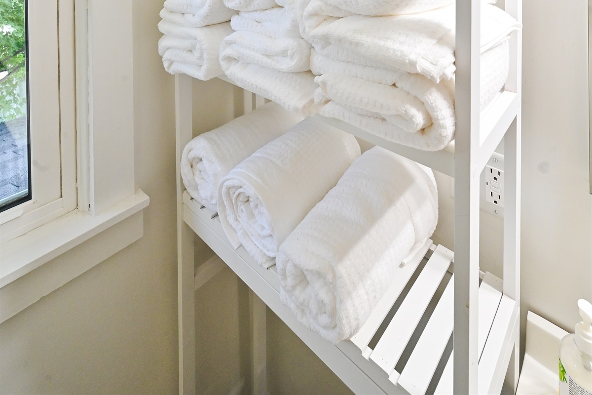 plenty of towels