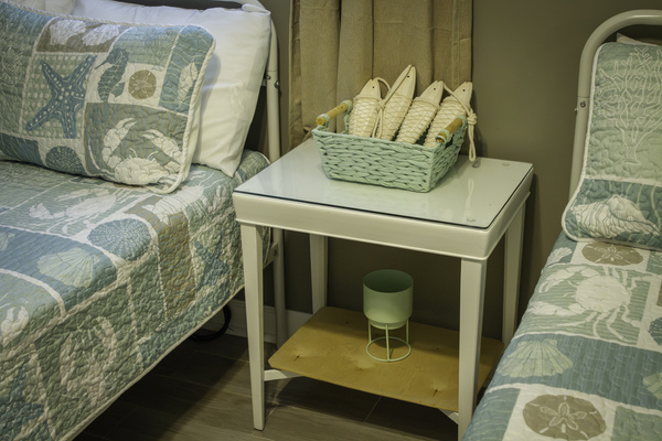 A view of the night stand