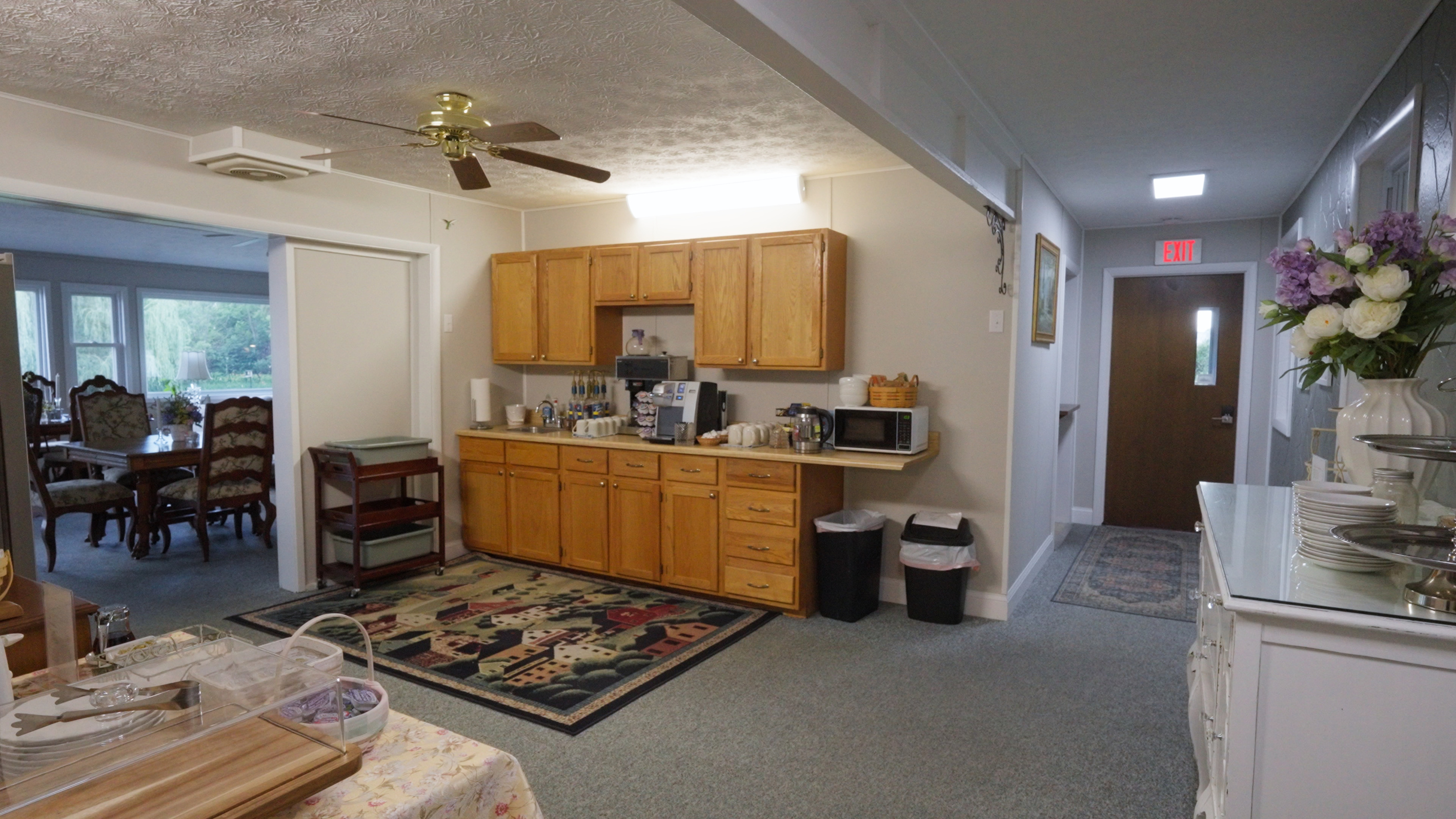 Kitchenette at Our Marblehead Ohio Inn