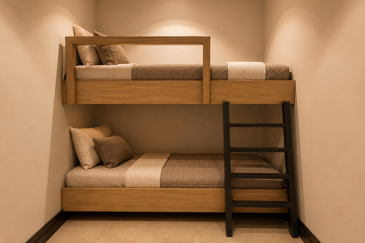 Attached Bunkroom to suite. 