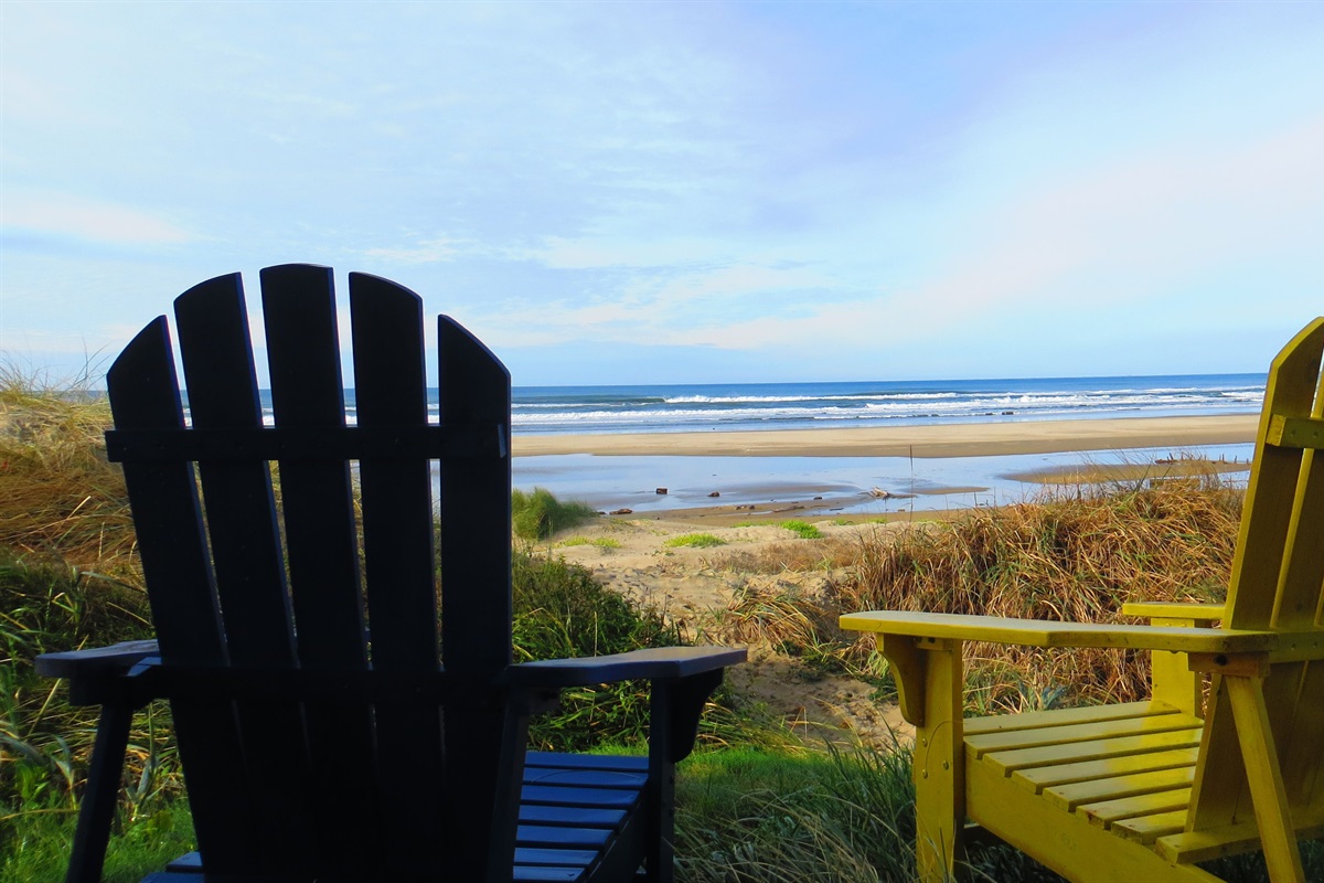 Beach side of house.